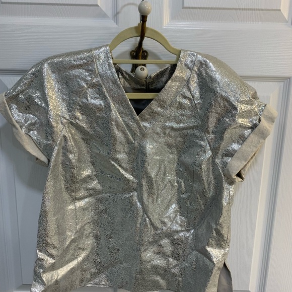 Tom Ford Silver Women's Top size 38 - Picture 1 of 13